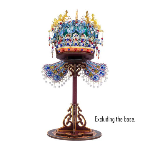 Empress Xiaoduan-inspired Metal Filigree Phoenix Coronet - Artisanal Birthday Gift with Ming Dynasty Legacy - Image 4