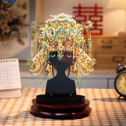 Handmade DIY 3D Puzzle Model of Metal Phoenix Coronet