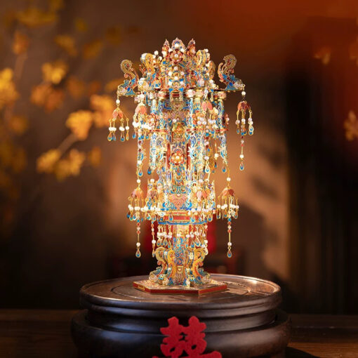 Handmade DIY 3D Puzzle Model of Metal Phoenix Coronet - Image 2