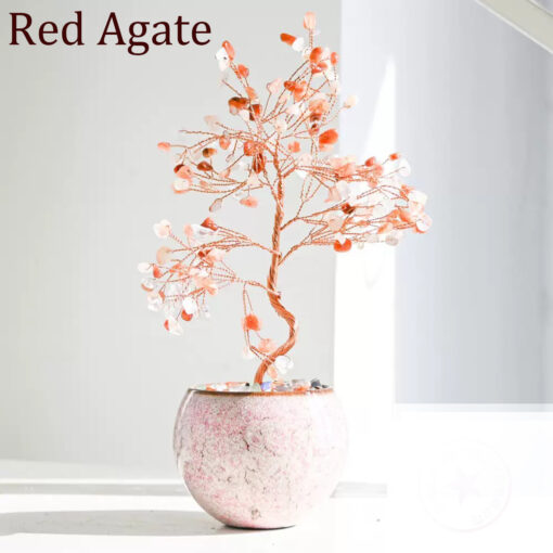 Feng Shui Natural Crystal Money Tree for Home Decor
