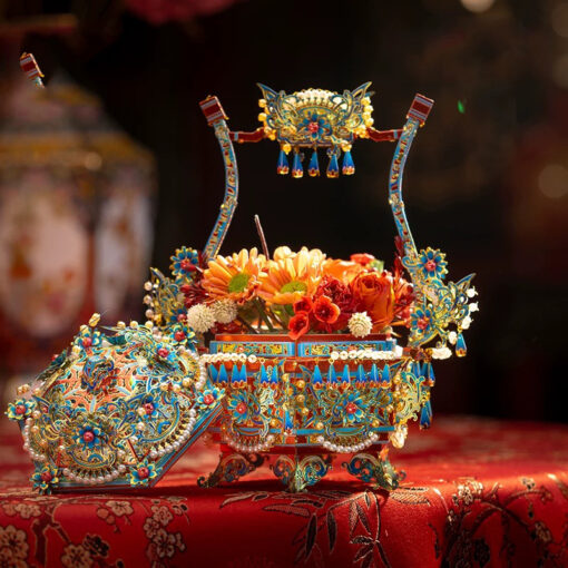 Handmade DIY 3D Puzzle Model of Metal Phoenix Coronet - Image 3