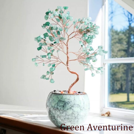 Feng Shui Natural Crystal Money Tree for Home Decor - Image 5