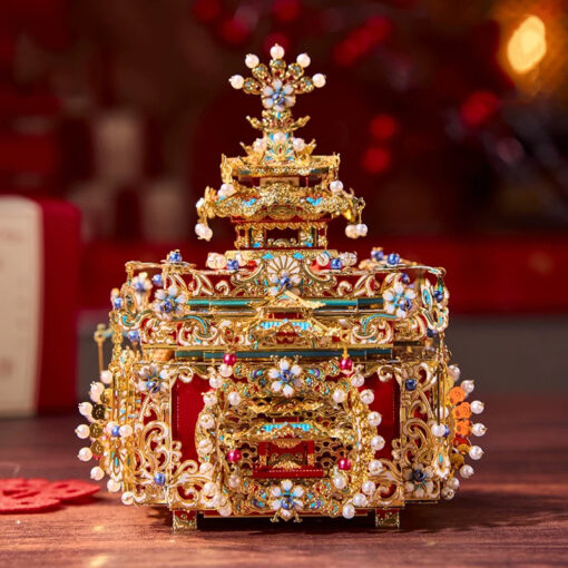 Handmade DIY 3D Puzzle Model of Metal Phoenix Coronet - Image 4